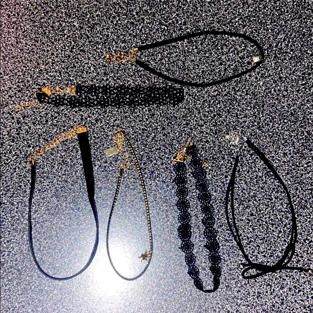 Choker necklaces